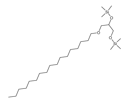 1-Heptadecylglycerin-bistrimethylsilylether结构式