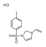 1-ethenyl-3-(4-methylphenyl)sulfonyl-1,2-dihydroimidazol-1-ium,chloride Structure