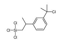 trichloro-[2-[3-(2-chloropropan-2-yl)phenyl]propyl]silane结构式