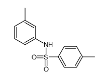 4-methyl-N-(3-methylphenyl)benzenesulfonamide结构式