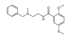 N-[2-(Benzyl-methyl-amino)-ethyl]-2-methoxy-5-methylsulfanyl-benzamide Structure