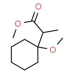 Cyclohexaneacetic acid, 1-methoxy-alpha-methyl-, methyl ester (9CI) picture