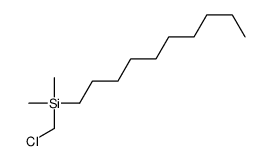 (chloromethyl)decyldimethylsilane Structure