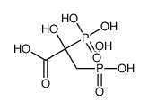 2-hydroxy-2,3-diphosphonopropanoic acid结构式