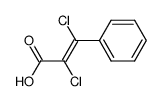 α,β-dichloro-trans-cinnamic acid Structure