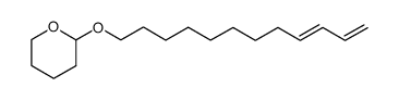 1-(tetrahydropyranyloxy)-9(E),11-dodecadiene Structure