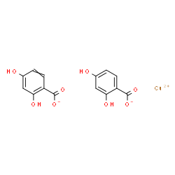 Benzoic acid, 2,4-dihydroxy-, copper salt, basic Structure