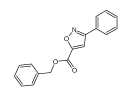 benzyl 3-phenylisoxazole-5-carboxylate结构式