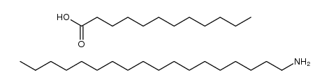 octadecylamine, laurate Structure