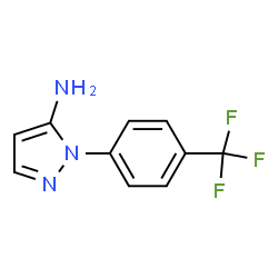 1-[4-(Trifluoromethyl)phenyl]-1H-pyrazol-5-amine结构式