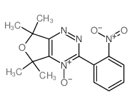 Furo[3,4-e]-1,2,4-triazine,5,7-dihydro-5,5,7,7-tetramethyl-3-(2-nitrophenyl)-, 4-oxide picture