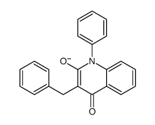 3-benzyl-4-oxo-1-phenylquinolin-2-olate结构式