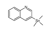 3-trimethylstannyl-quinoline Structure