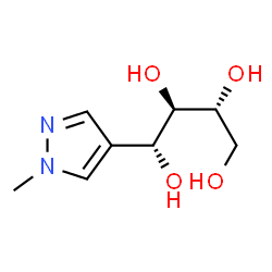 1,2,3,4-Butanetetrol,1-(1-methyl-1H-pyrazol-4-yl)-,(1R,2R,3R)-(9CI) Structure