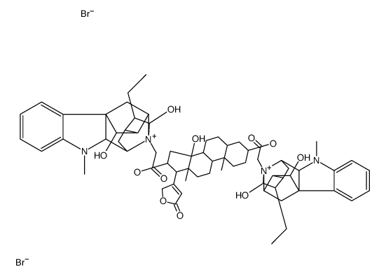 Strophanthidine-19-carbonic acid-ajmaline bromide methyl ether Structure