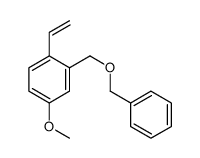 1-ethenyl-4-methoxy-2-(phenylmethoxymethyl)benzene结构式