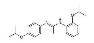 N1-(o-Isopropoxyphenyl)-N2-(p-isopropoxyphenyl)acetamidine structure