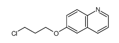 1-(6-Quinolyloxy)-3-chloropropane Structure