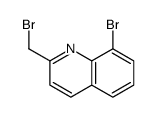 8-bromo-2-(bromomethyl)quinoline Structure