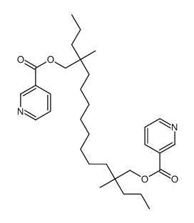 [2,11-dimethyl-2-propyl-11-(pyridine-3-carbonyloxymethyl)tetradecyl] p yridine-3-carboxylate picture