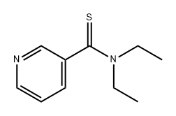 3-Pyridinecarbothioamide, N,N-diethyl- structure