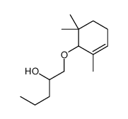 1-(2,6,6-trimethylcyclohex-2-en-1-yl)oxypentan-2-ol Structure