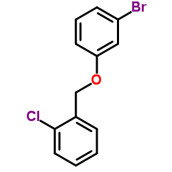 1-[(3-Bromophenoxy)methyl]-2-chlorobenzene结构式