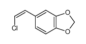 (Z)-5-(2-chlorovinyl)benzo[1,3]dioxole Structure