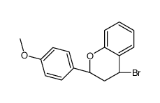 (2R,4S)-4-bromo-2-(4-methoxyphenyl)-3,4-dihydro-2H-chromene Structure