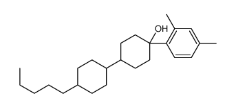 1-(2,4-dimethylphenyl)-4-(4-pentylcyclohexyl)cyclohexan-1-ol Structure