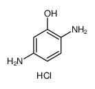 Phenol, 2,5-diamino-, hydrochloride (1:2)结构式