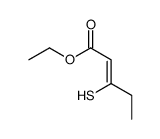 ethyl 3-sulfanylpent-2-enoate Structure