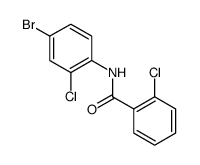 Benzamide, N-(4-bromo-2-chlorophenyl)-2-chloro结构式