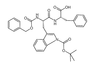 Cbz-Trp(Boc)-Phe-OH结构式