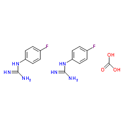 Carbonic acid-1-(4-fluorophenyl)guanidine (1:2) Structure