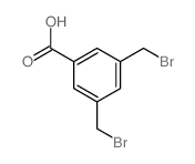 3,5-双(溴甲基)苯甲酸结构式