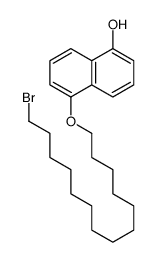 5-(14-bromotetradecoxy)naphthalen-1-ol Structure