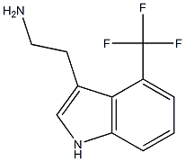 2-(4-(trifluoroMethyl)-1H-indol-3-yl)ethanaMine Structure