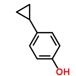 4-环丙基苯酚结构式