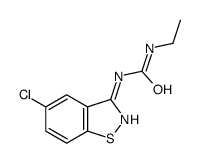 1-(5-chloro-1,2-benzothiazol-3-yl)-3-ethylurea Structure