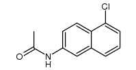 N-(5-chloro-[2]naphthyl)-acetamide Structure