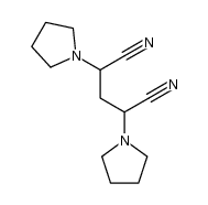 α,γ-dipyrrolidinylglutaronitrile Structure