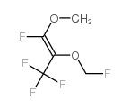 fluoromethyl 2-methoxy-2-fluoro-1-(trifluoromethyl)vinyl ether structure