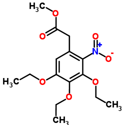 Methyl (3,4,5-triethoxy-2-nitrophenyl)acetate picture