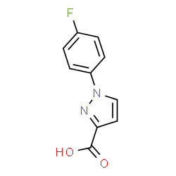 1-(4-Fluorophenyl)-1H-pyrazole-3-carboxylic acid structure