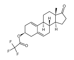 17-Oxo-19-norandrost-1(10),5-dien-3β-yl trifluoroacetate Structure