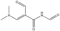 N-((E)-3-(二甲氨基)-2-甲酰基)-甲脒结构式