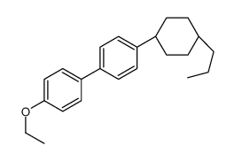 trans-4-Ethoxy-4'-(4-propylcyclohexyl)-1,1'-biphenyl structure