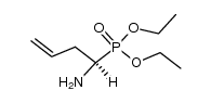 (R)-(1-Amino-3-butenyl)phosphonsaeure-diethylester Structure