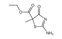 5-Thiazolecarboxylicacid,2-amino-4,5-dihydro-5-methyl-4-oxo-,ethylester(9CI) picture